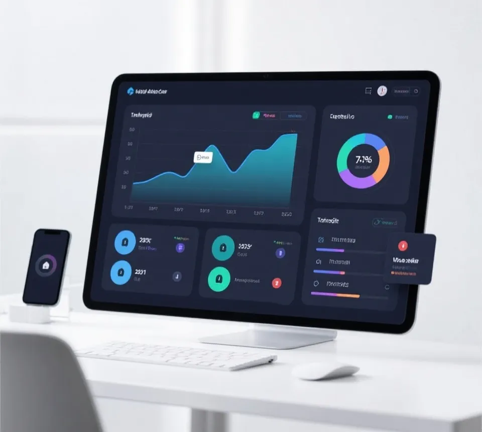 走勢分析與數據整理示意